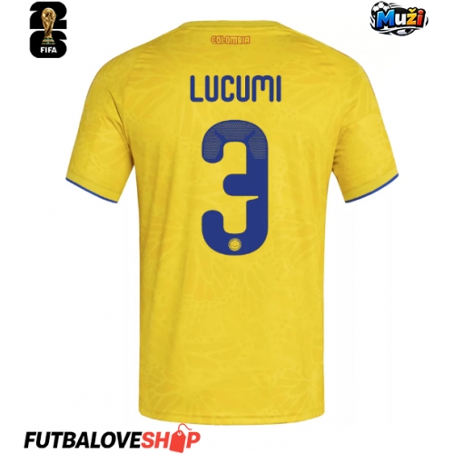 Dres Kolumbia Jhon Lucumi #3 Domáci MS 2026 Krátky Rukáv